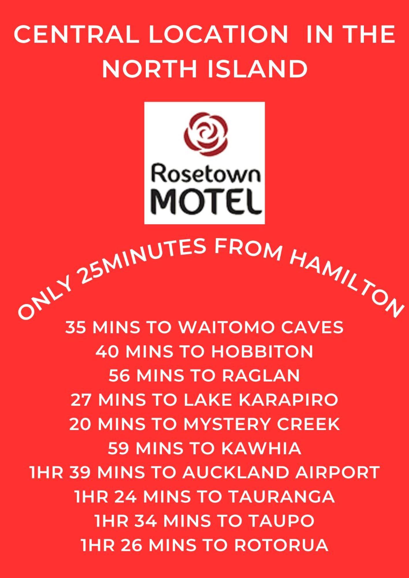 Rosetown Motel Te Awamutu Buitenkant foto